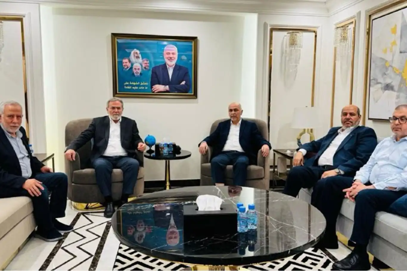 HAMAS ve İslami Cihat liderleri bir araya geldi HAMAS ve İslami Cihat liderleri bir araya geldi
