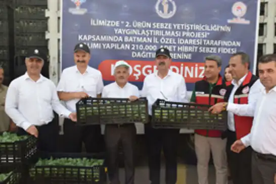 Batman'da sebzeye 40 milyon TL'lik kış desteği