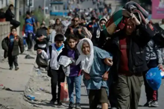 BM: Gazze'de hemen hemen herkes yerinden edildi