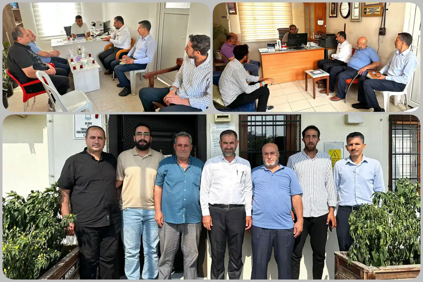 HÜDA PAR Tarsus İlçe Başkanlığı'ndan muhtarlara ziyaret