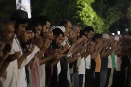 Saraçhane'de eller Gazze için semaya kalktı