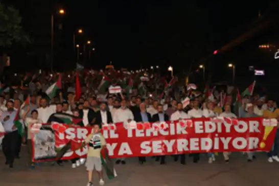 Ebu Ubeyde’nin çağrısı karşılık buldu: Ankaralılardan ABD elçiliği önünde "Artık Yeter!" çığlığı