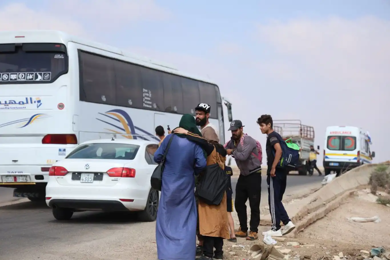 Yüzlerce Bedevi aile, Süveyda'daki yerlerinden edildi Yüzlerce Bedevi aile, Süveyda'daki yerlerinden edildi