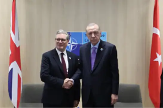 Cumhurbaşkanı Erdoğan, İngiltere Başbakanı'yla görüştü