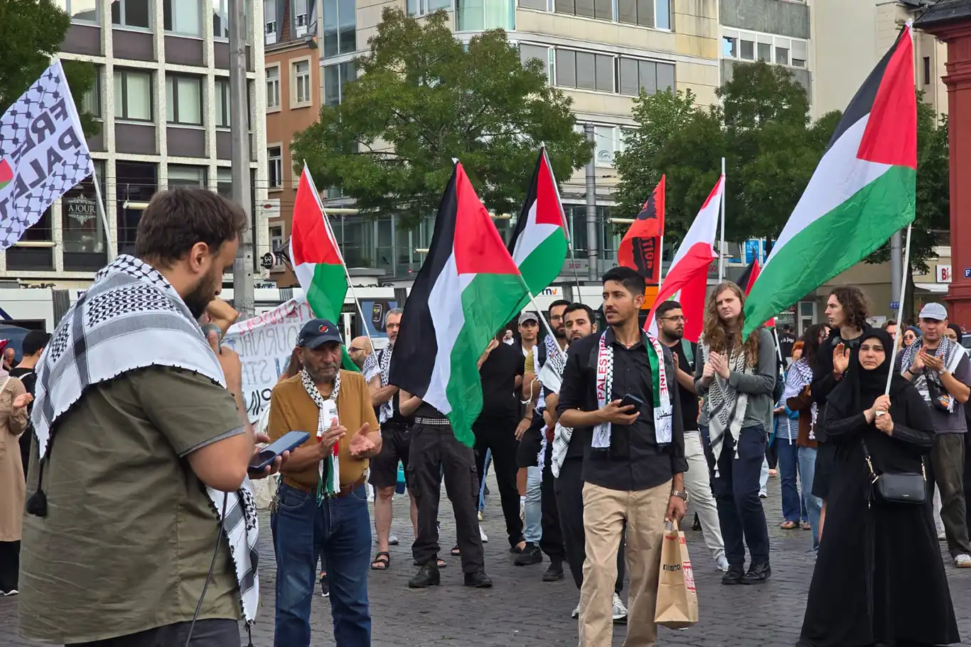Protesters in Mannheim accuse Germany of enabling genocide in Gaza