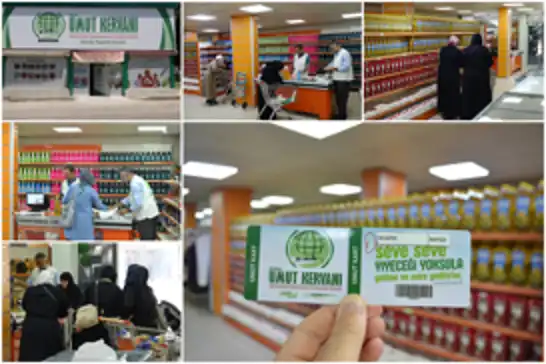 Hope Caravan opens social market in Bursa, assists 165 families with shopping cards