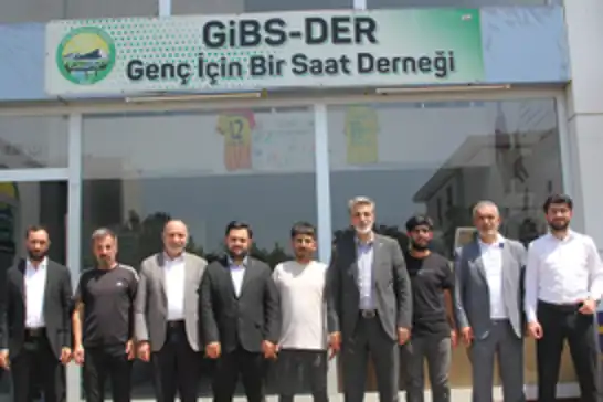 HÜDA PAR heyetinden “Genç İçin Bir Saat” derneğine ziyaret