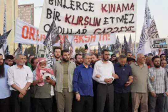 Ankara'da Gazze için büyük etkinlik: Sözü muhatabına söylemeye geldik
