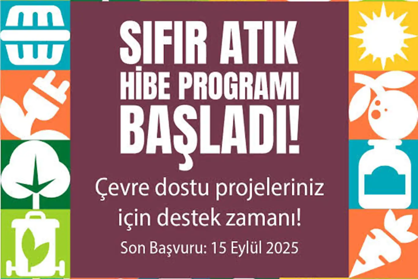 Sıfır atık hibe programı için başvurular başladı!