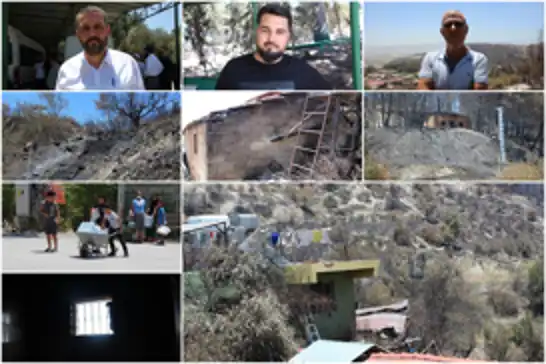 Yangından etkilenen Karaali Mahallesi sakinleri o anları anlattı