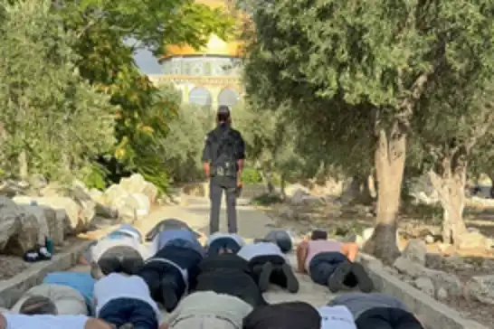 Mescid-i Aksa'da yeni provokasyon: Yahudi çetelerden sözde ibadet gösterisi
