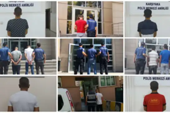 Gaziantep'te araması bulunan yüzlerce kişi yakalandı