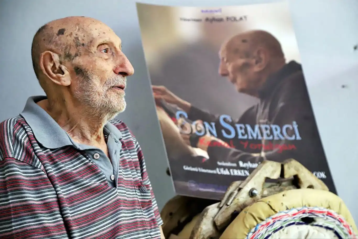 92 yaşındaki usta, 80 yıllık semer ustalığını noktaladı 92 yaşındaki usta, 80 yıllık semer ustalığını noktaladı
