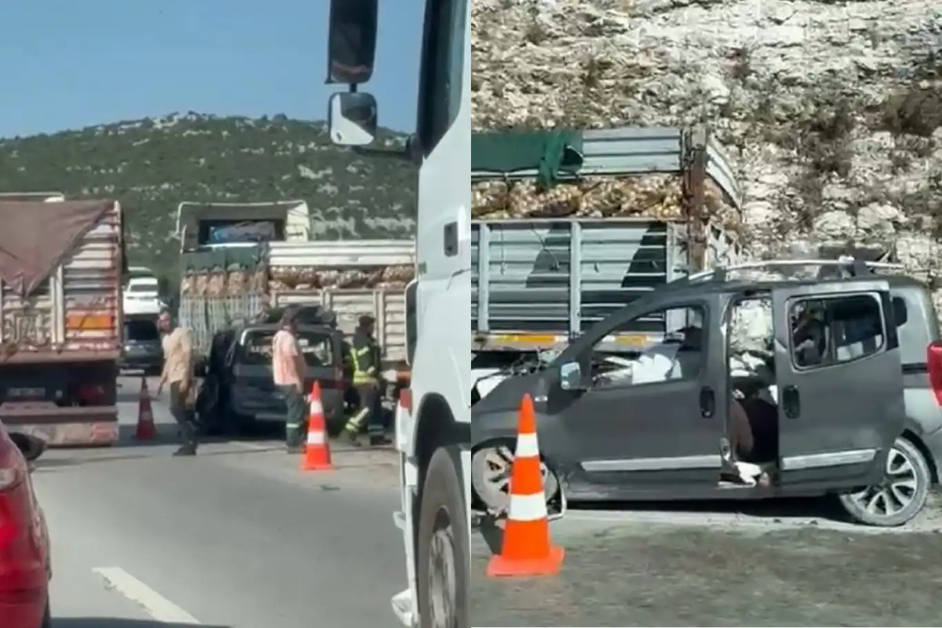 Hafif ticari araç tıra çarptı: Aynı aileden 5 ölü Hafif ticari araç tıra çarptı: Aynı aileden 5 ölü
