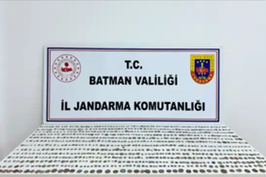Batman'da tarihi eser operasyonu: bin 245 sikke ele geçirildi