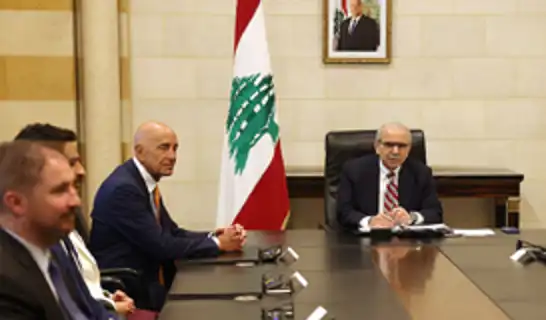 سلّام: بحثنا مع المبعوث الأمريكي أفكاراً لانسحاب إسرائيل وسحب سلاح حزب الله