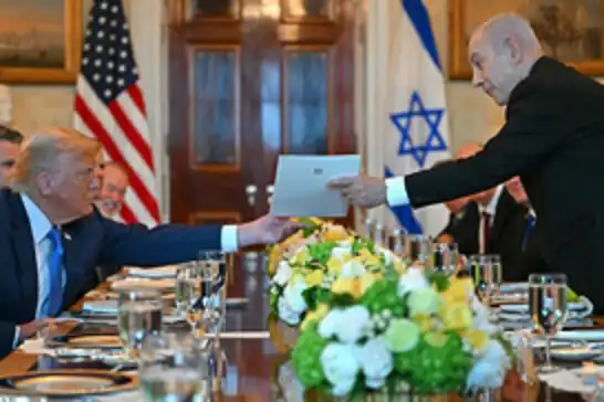 Siyonist katil, işgalci katili Nobel'e aday gösterdi: Netenyahu'dan Trump'a "barış" ödülü