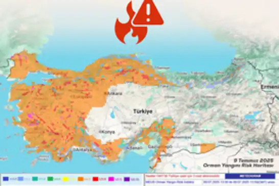 Bakan Yumaklı, yarın için uyardı: Orman yangını riski daha üst seviyeye çıkıyor