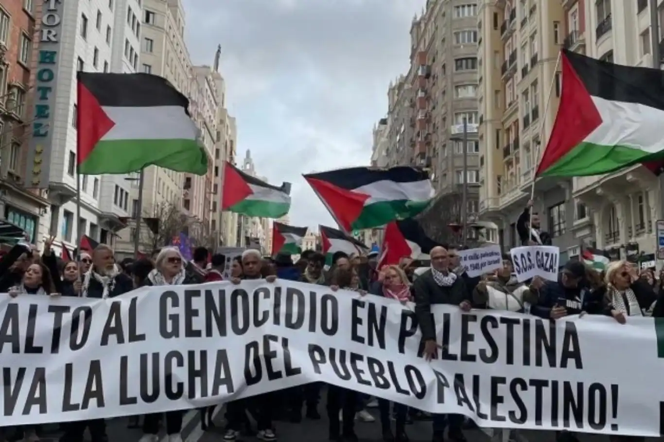 الشعب الإسباني: "إسرائيل ترتكب إبادة جماعية في غزة" الشعب الإسباني: "إسرائيل ترتكب إبادة جماعية في غزة"