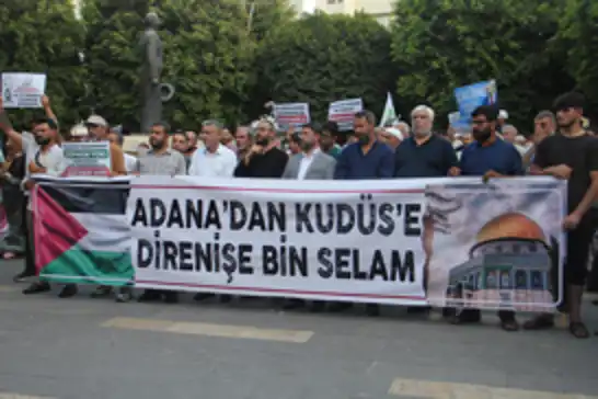 Adana'dan Gazze'ye: "İnsani Koridor" yürüyüşüne güçlü destek