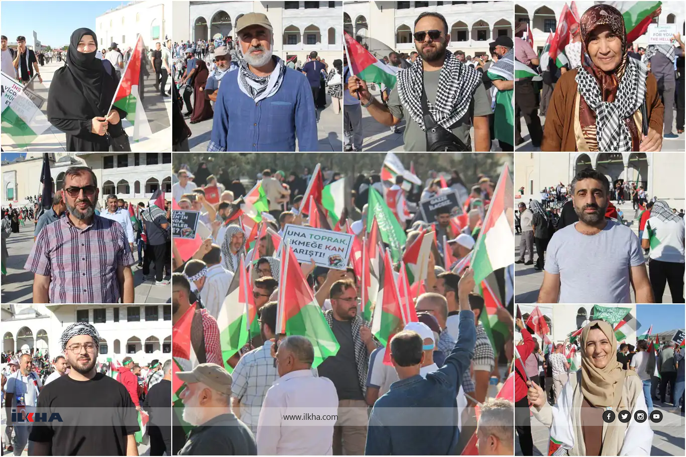 مسيرة التضامن مع غزة في أنقرة: "حان الوقت لعمل شيء" مسيرة التضامن مع غزة في أنقرة: "حان الوقت لعمل شيء"