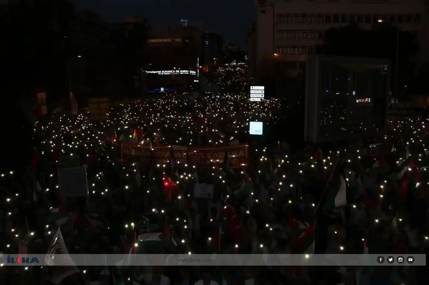 Tens of thousands in Ankara demand immediate humanitarian corridor to Gaza Tens of thousands in Ankara demand immediate humanitarian corridor to Gaza