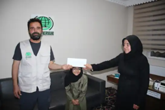 Gazze için bağışta bulundular