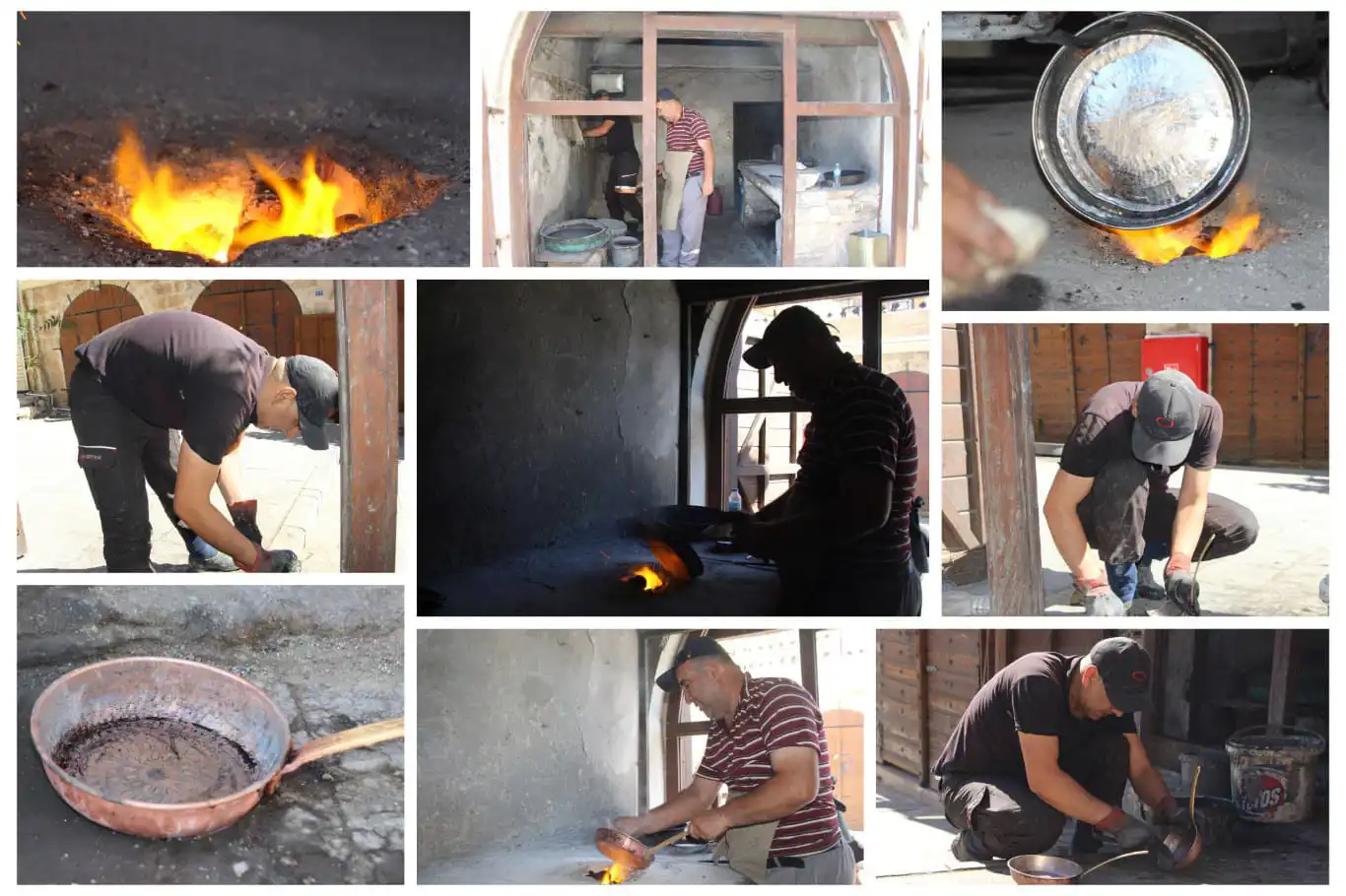 Kalaycı ustası Abak: Dışarıda hava 40-45, tezgah başında ise 100 derece hava sıcaklığında çalışıyoruz