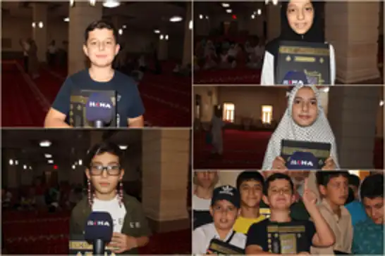 Yaz Kur'an kursuna katılan çocuklar: Camiye çok alıştık, kurs sayesinde oldukça dini bilgiler edindik 