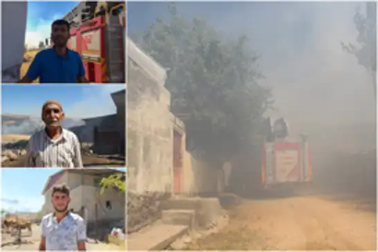 Lice'de yangına yetersiz müdahale tepkisi: Ekipler bırakıp gitti!