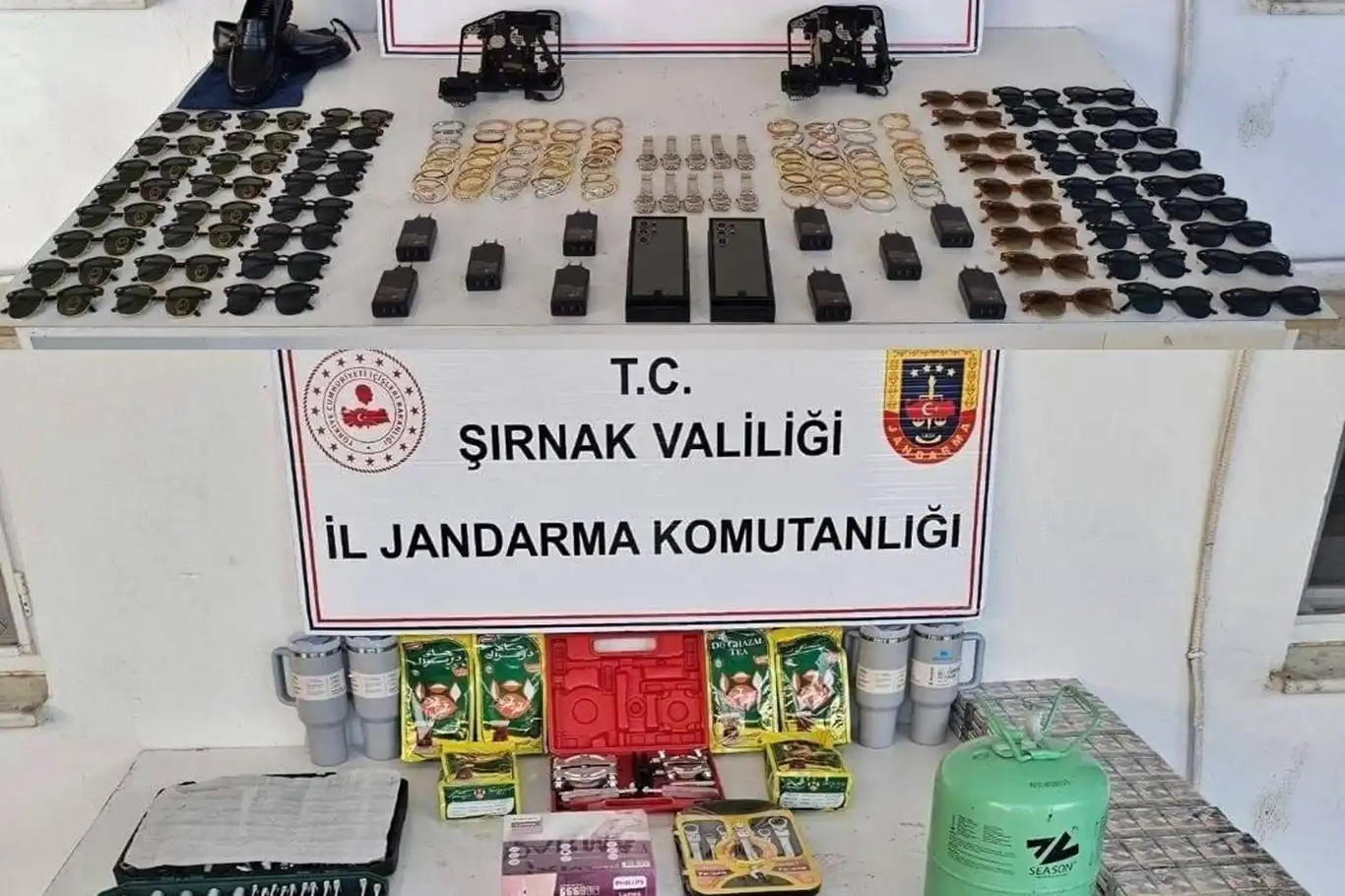 Şırnak’ta 8 milyon değerinde kaçak malzeme ele geçirdi