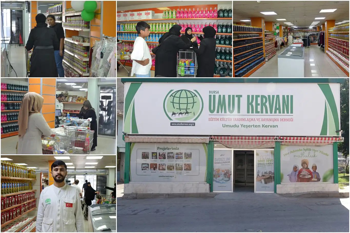 Umut Kervan'ından Bursa’da yüzlerce aileye kartlı yardım desteği