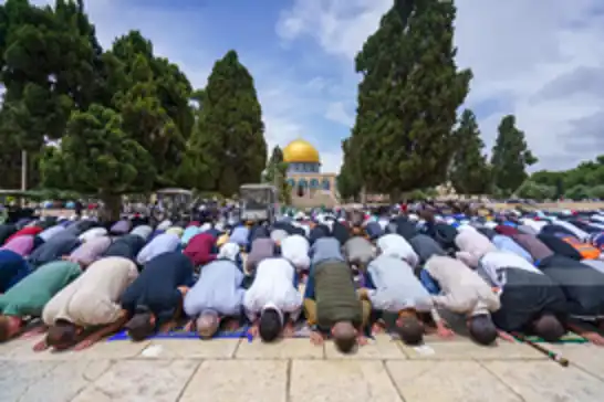 ۴۵ هزار نفر در مسجدالاقصی نماز جمعه اقامه کردند
