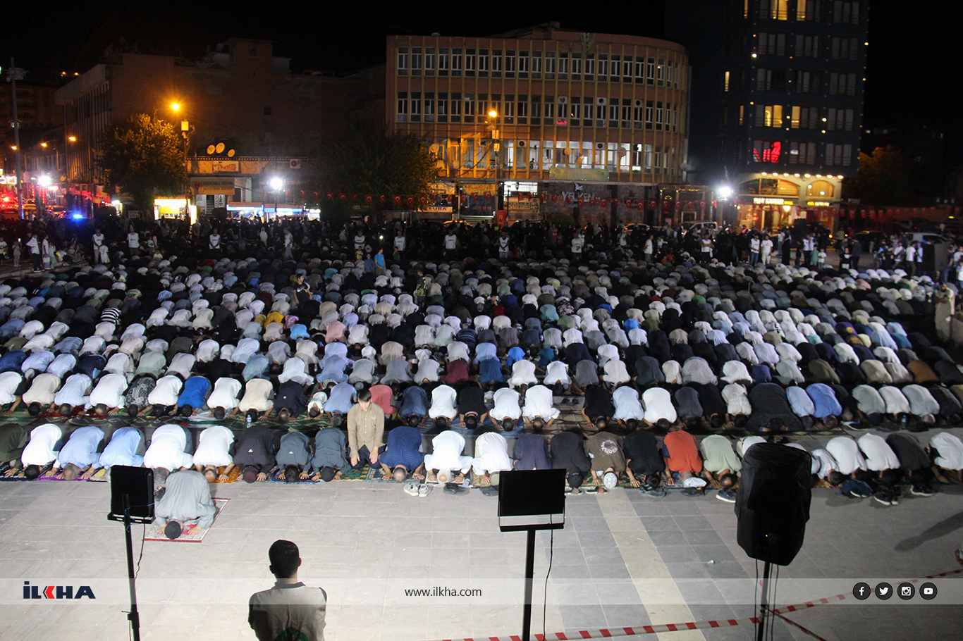 Di Qada Şêx Seîd de ji bo Xezzeyê dua hat kirin Di Qada Şêx Seîd de ji bo Xezzeyê dua hat kirin