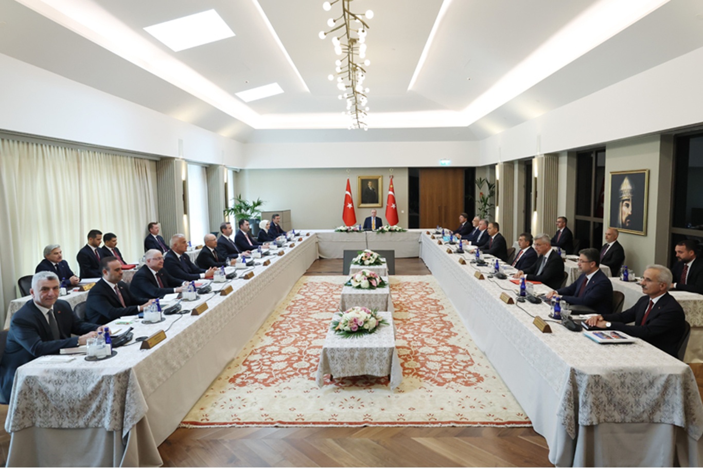 Cumhurbaşkanlığı Kabinesi, Cumhurbaşkanı Erdoğan başkanlığında toplandı Cumhurbaşkanlığı Kabinesi, Cumhurbaşkanı Erdoğan başkanlığında toplandı
