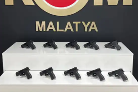 Malatya'da çok sayıda silah ele geçirildi