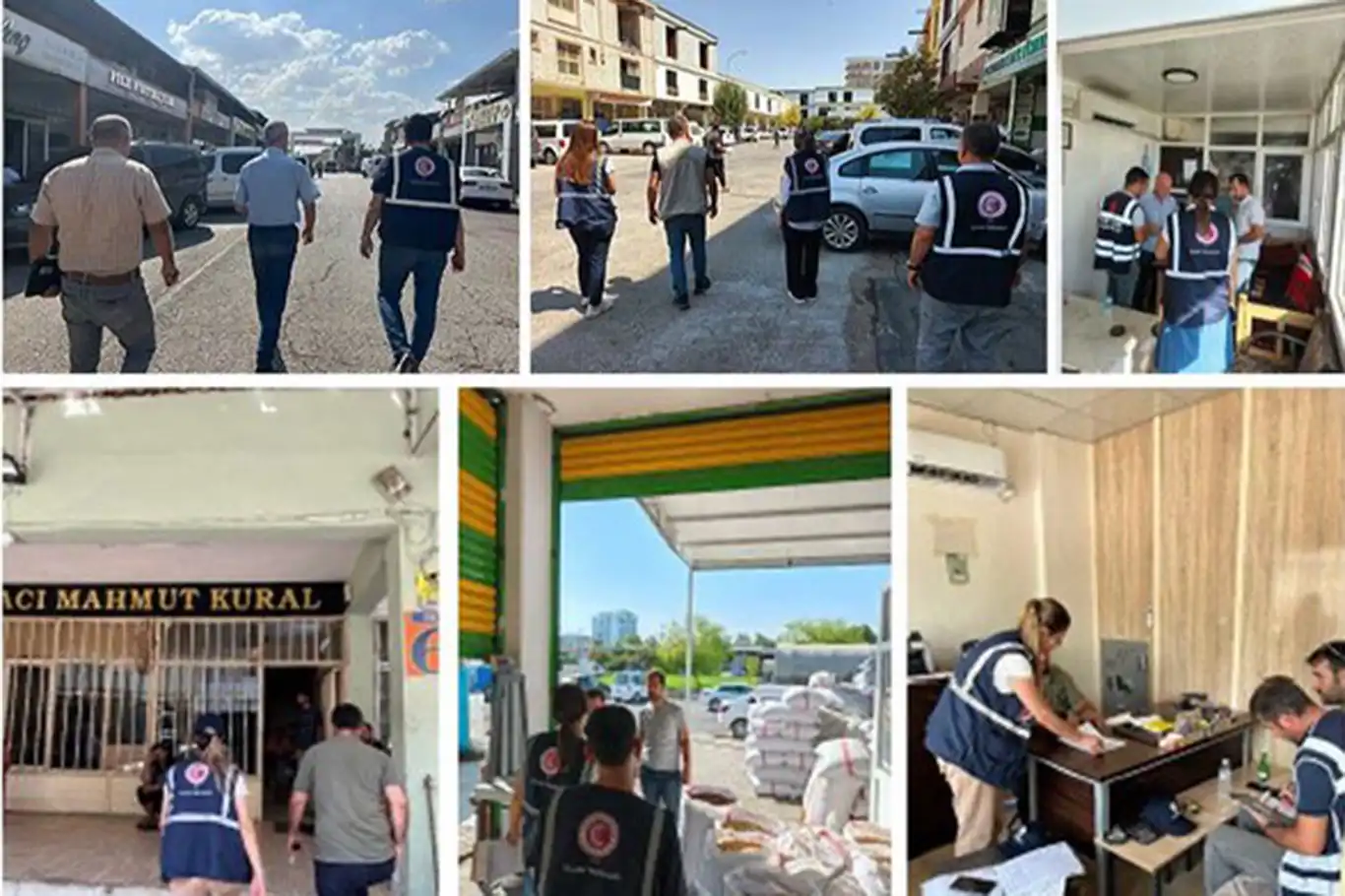 Gaziantep'te fıstık toptancılarına denetim Gaziantep'te fıstık toptancılarına denetim