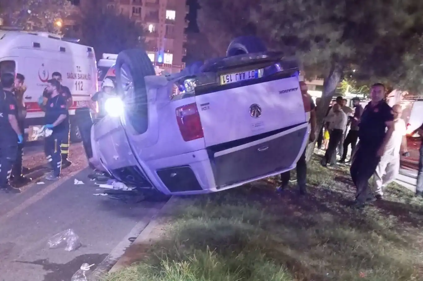 Batman’da pikap takla attı: 1 yaralı Batman’da pikap takla attı: 1 yaralı