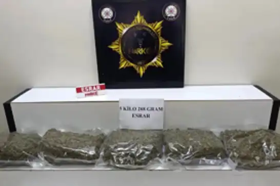 Balıkesir'de 5 kilogram esrar ele geçirildi: 1 gözaltı