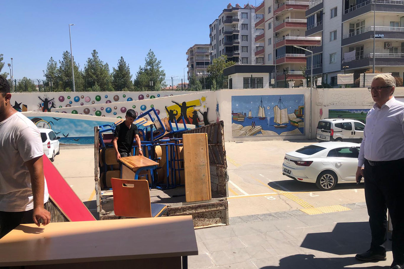 Batman'da okul binalarında yer değişikliği Batman'da okul binalarında yer değişikliği