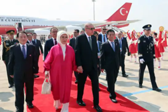 Cumhurbaşkanı Erdoğan Çin'de