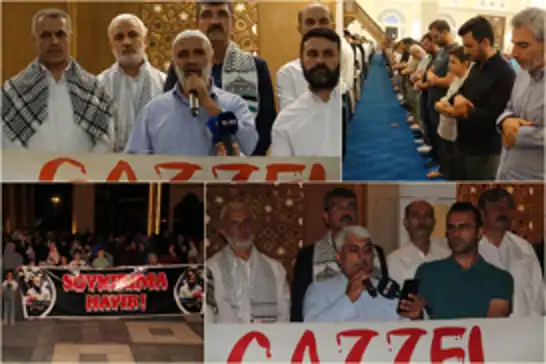 Batman'da Gazze ve Yemen şehitleri için gıyabi cenaze namazı kılındı