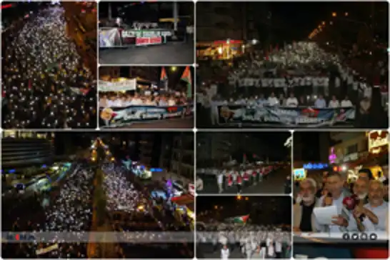 Thousands in Diyarbakır march for Gaza: “Open the crossings, end the genocide”