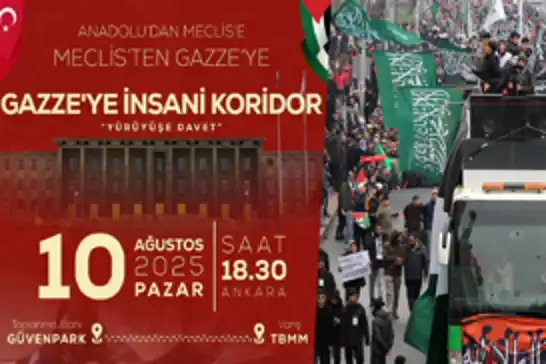 Thousands to march to Turkish parliament for Gaza’s survival