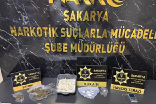 Sakarya'da 1 kilogram kokain ele geçirildi: 1 tutuklama
