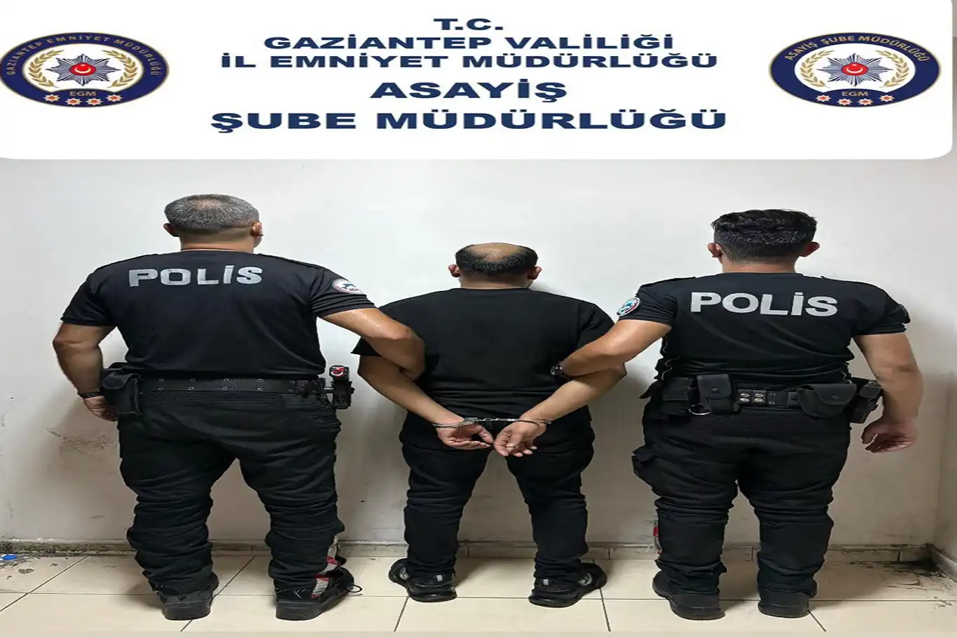 Gaziantep'te 17 yıl hapis cezası bulunan şahıs yakalandı Gaziantep'te 17 yıl hapis cezası bulunan şahıs yakalandı