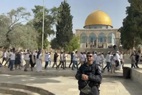 مستوطنون صهاينة يقتحمون المسجد الأقصى مجددًا تحت حماية الاحتلال