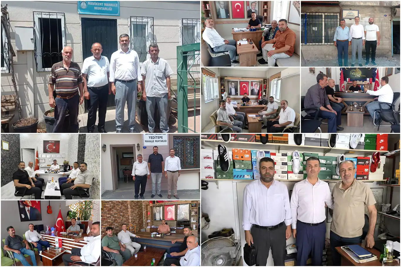 HÜDA PAR Şahinbey İlçe Başkanı Kaya'dan muhtar ziyaretleri HÜDA PAR Şahinbey İlçe Başkanı Kaya'dan muhtar ziyaretleri