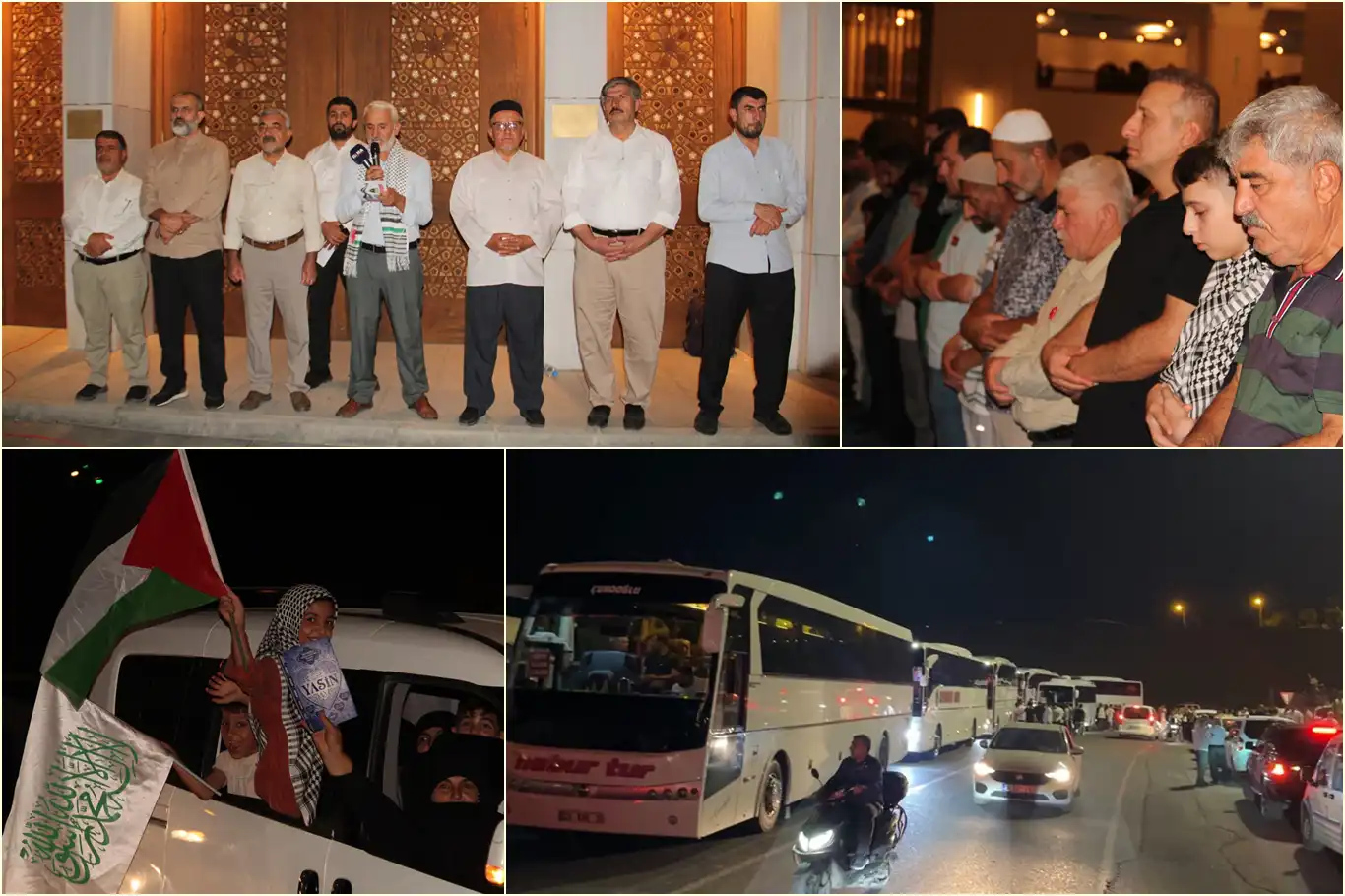 Batman'dan "Anadolu'dan Meclis'e, Meclis'ten Gazze'ye İnsani Koridor" yürüyüşüne destek