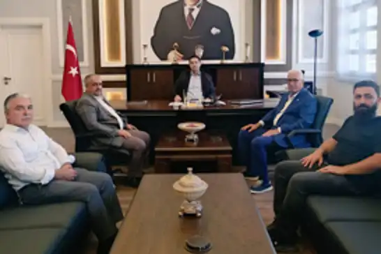 HÜDA PAR Mersin İl Başkanlığından Mezitli Kaymakamlığına ziyaret